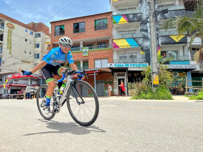 Road Cyclist in Colombia 