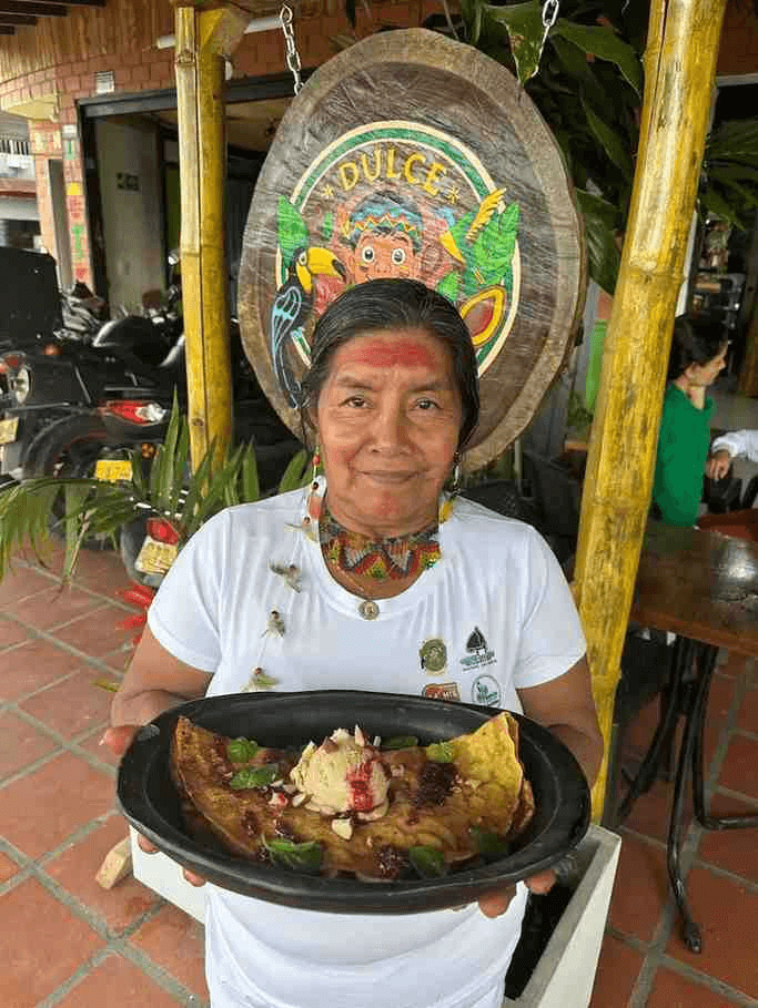Breakfast at  Casa de Ciclistas Guatape